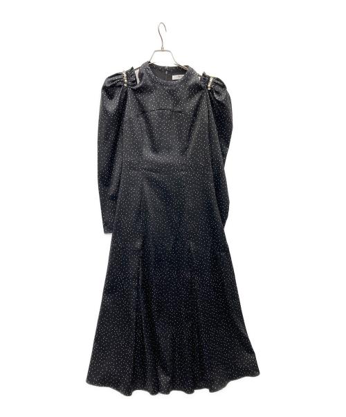 HER LIP TO（ハーリップトゥ）HER LIP TO (ハーリップトゥ) 長袖ワンピース ブラック サイズ:Mの古着・服飾アイテム