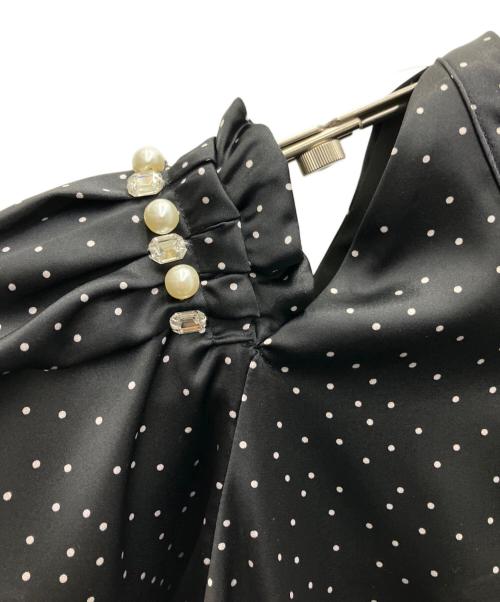 HER LIP TO（ハーリップトゥ）Her lip to (ハーリップトゥ) 長袖ワンピース ブラック サイズ:Mの古着・服飾アイテム