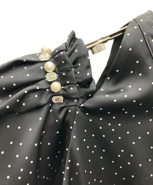 HER LIP TO（ハーリップトゥ）HER LIP TO (ハーリップトゥ) 長袖ワンピース ブラック サイズ:Mの古着・服飾アイテム