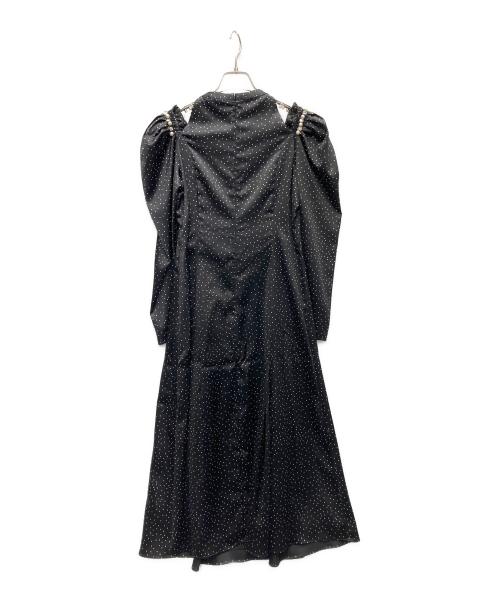 HER LIP TO（ハーリップトゥ）HER LIP TO (ハーリップトゥ) 長袖ワンピース ブラック サイズ:Mの古着・服飾アイテム
