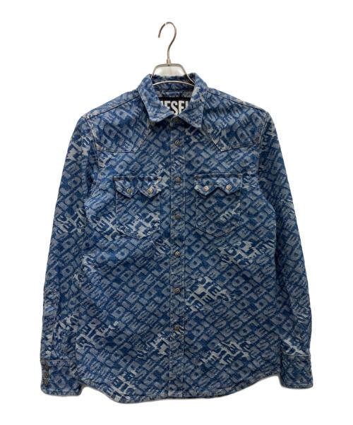 DIESEL（ディーゼル）DIESEL (ディーゼル) デニムシャツ インディゴ サイズ:Sの古着・服飾アイテム