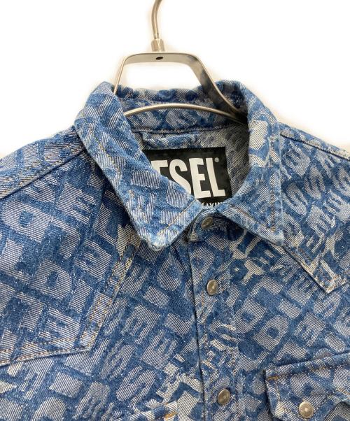 DIESEL（ディーゼル）DIESEL (ディーゼル) デニムシャツ インディゴ サイズ:Sの古着・服飾アイテム