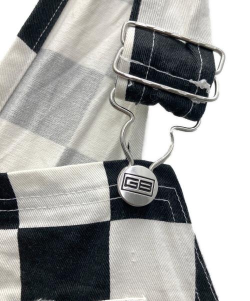 GAMEBIBS（ゲームビブス）GAMEBIBS (ゲームビブス) オーバーオール ブラック×ホワイト サイズ:SIZE Sの古着・服飾アイテム