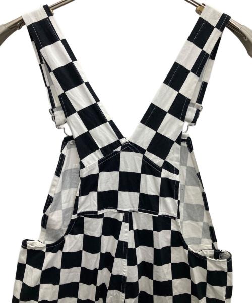 GAMEBIBS（ゲームビブス）GAMEBIBS (ゲームビブス) オーバーオール ブラック×ホワイト サイズ:SIZE Sの古着・服飾アイテム