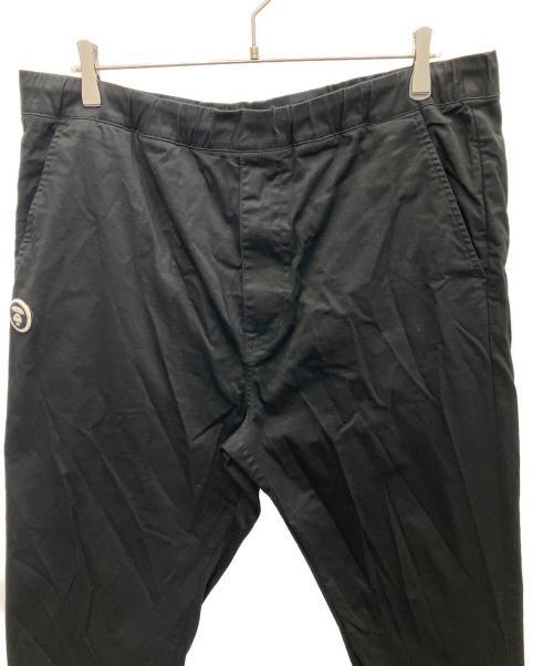 Aape BY A BATHING APE（エーエイプ バイ アベイシングエイプ）Aape BY A BATHING APE (エーエイプ バイ アベイシングエイプ) チノパン ブラック サイズ:XLの古着・服飾アイテム