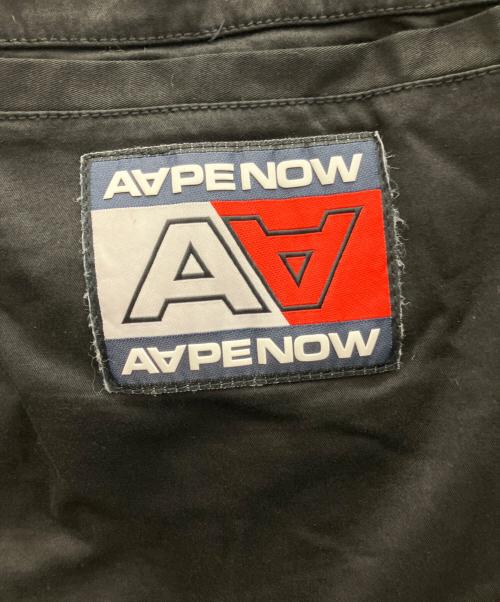 Aape BY A BATHING APE（エーエイプ バイ アベイシングエイプ）Aape BY A BATHING APE (エーエイプ バイ アベイシングエイプ) チノパン ブラック サイズ:XLの古着・服飾アイテム