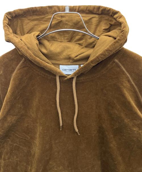 CarHartt（カーハート）CarHartt (カーハート) プルオーバーパーカー ブラウン サイズ:XLの古着・服飾アイテム