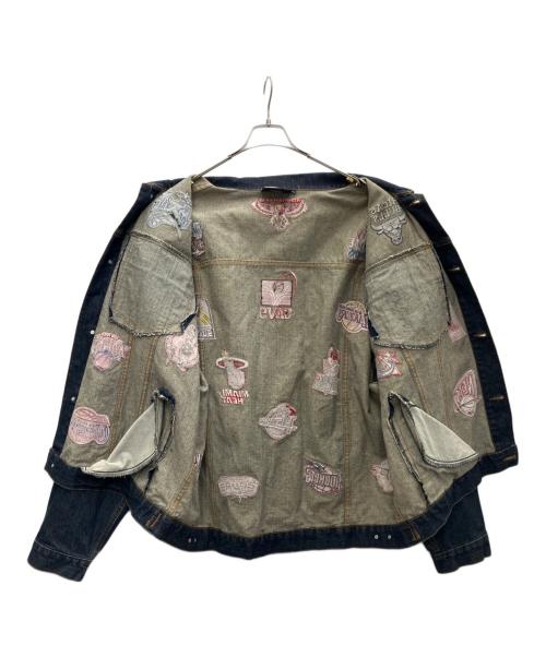 UNK NBA（アンクエヌビーエー）UNK NBA (アンクエヌビーエー) デニムジャケット インディゴ サイズ:XXLの古着・服飾アイテム