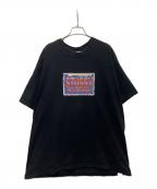 stussyステューシー）の古着「半袖Tシャツ」｜ブラック