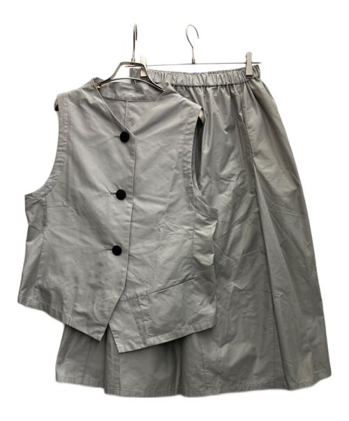 芽風（メフウ）芽風 (メフウ) セットアップ グレー サイズ:SIZE38 未使用品の古着・服飾アイテム