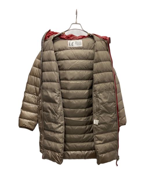 MARMOT（マーモット）MARMOT (マーモット) ダウンコート ベージュ×レッド サイズ:XLの古着・服飾アイテム