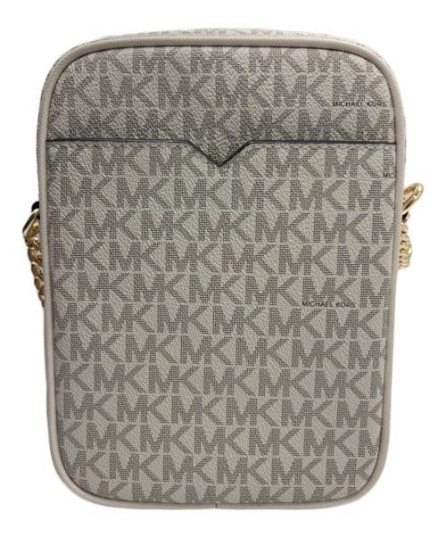 MICHAEL KORS（マイケル・コース）MICHAEL KORS (マイケル・コース) ショルダーバッグ アイボリーの古着・服飾アイテム