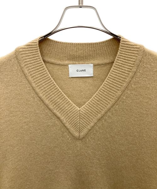 CLANE（クラネ）CLANE (クラネ) ニットワンピース ベージュ サイズ:SIZE1の古着・服飾アイテム