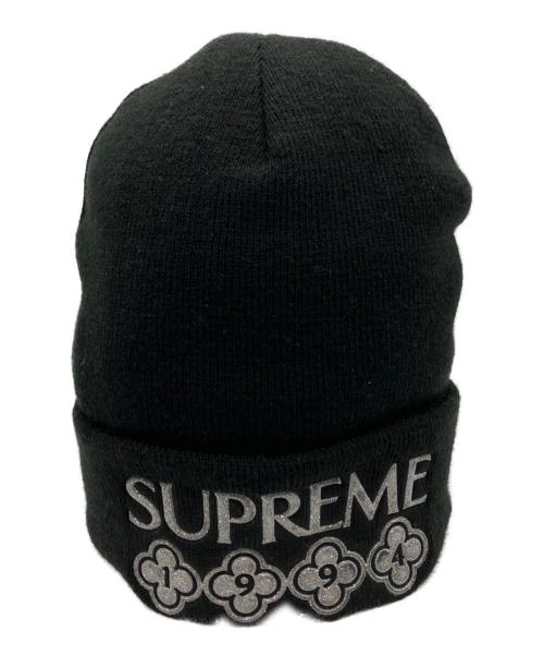 SUPREME（シュプリーム）Supreme (シュプリーム) ニット帽 ブラックの古着・服飾アイテム