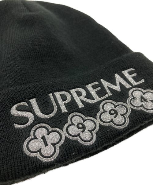 SUPREME（シュプリーム）Supreme (シュプリーム) ニット帽 ブラックの古着・服飾アイテム