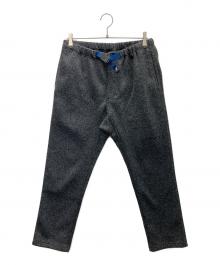 BEAMS×GRAMICCI（ビームス×グラミチ）の古着「ボンディングニットフリースナローパンツ」｜グレー