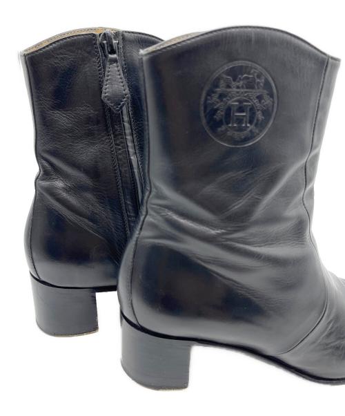 HERMES（エルメス）HERMES (エルメス) サイドジップブーツ ブラック サイズ:SIZE 35の古着・服飾アイテム