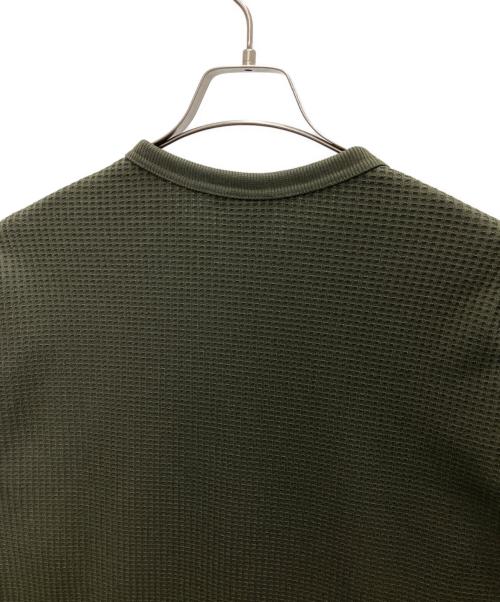 THE NORTH FACE（ザ ノース フェイス）THE NORTH FACE (ザ ノース フェイス) L/S Warm Waffle Crew カーキ サイズ:Lの古着・服飾アイテム