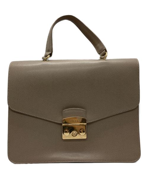 FURLA（フルラ）FURLA (フルラ) ハンドバッグ ベージュの古着・服飾アイテム