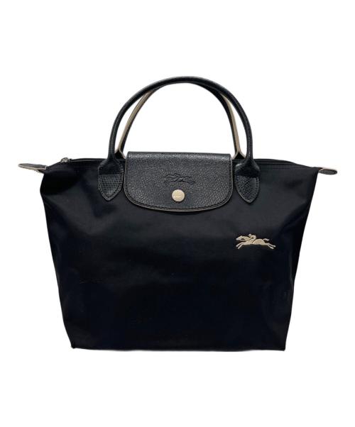LONGCHAMP（ロンシャン）LONGCHAMP (ロンシャン) ハンドバッグ ブラックの古着・服飾アイテム