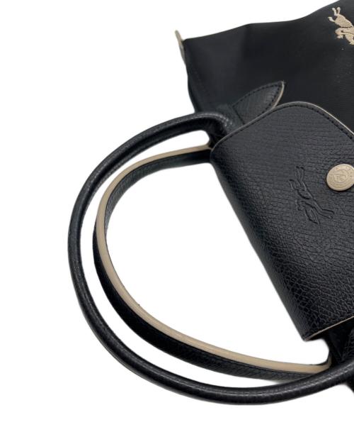 LONGCHAMP（ロンシャン）LONGCHAMP (ロンシャン) ハンドバッグ ブラックの古着・服飾アイテム