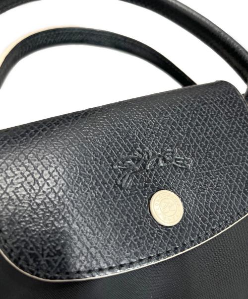 LONGCHAMP（ロンシャン）LONGCHAMP (ロンシャン) ハンドバッグ ブラックの古着・服飾アイテム