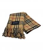 Burberry'sバーバリーズ）の古着「ノバチェックマフラー」｜ベージュ