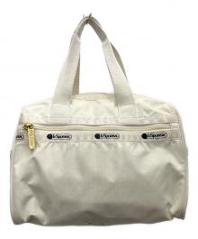 LeSportsac×GALLARDA GALANTE（レスポートサック×ガリャルダガランテ）の古着「ミニボストンバッグ」｜ホワイト