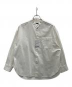 LE DENIMレ デニム）の古着「REMAKE OVER SHIRT」｜ホワイト