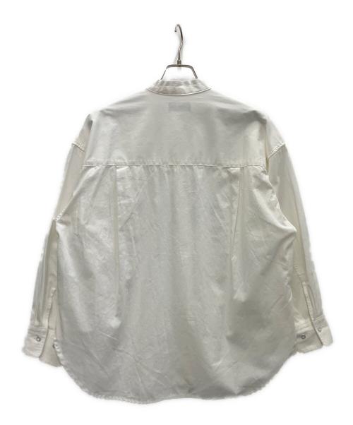 LE DENIM（レ デニム）le denim (レ デニム) REMAKE OVER SHIRT ホワイト サイズ:FREEの古着・服飾アイテム
