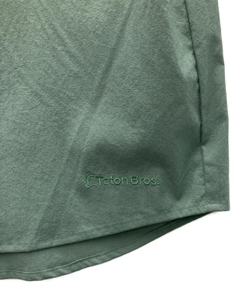Teton Bros（ティートンブロス）Teton Bros (ティートンブロス) 長袖シャツ ミント サイズ:M 未使用品の古着・服飾アイテム