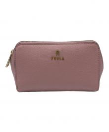 FURLA（フルラ）の古着「コスメティックケース」｜ピンク