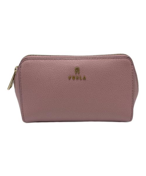 FURLA（フルラ）FURLA (フルラ) コスメティックケース ピンクの古着・服飾アイテム