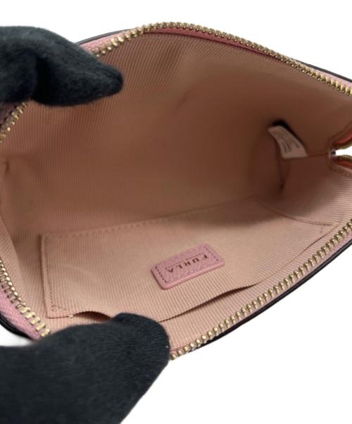 FURLA（フルラ）FURLA (フルラ) コスメティックケース ピンクの古着・服飾アイテム