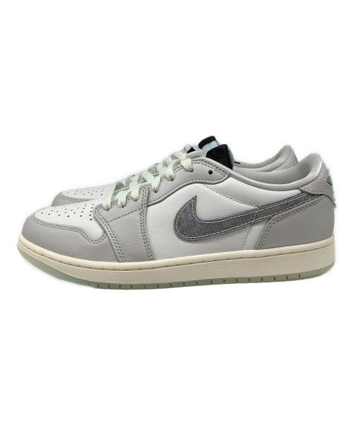 NIKE（ナイキ）NIKE (ナイキ) AIR JORDAN 1 RETRO LOW グレー サイズ:28cm 未使用品の古着・服飾アイテム