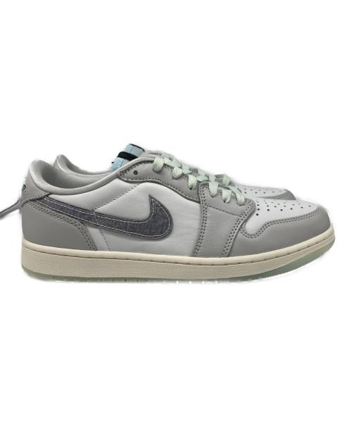 NIKE（ナイキ）NIKE (ナイキ) AIR JORDAN 1 RETRO LOW グレー サイズ:28cm 未使用品の古着・服飾アイテム