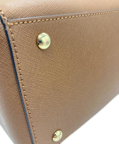 MICHAEL KORS（マイケルコース）MICHAEL KORS (マイケルコース) 2WAYショルダーバッグ ブラウンの古着・服飾アイテム
