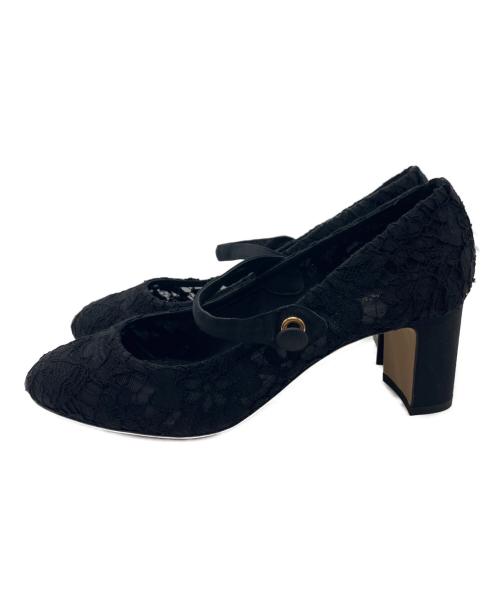 DOLCE & GABBANA（ドルチェ＆ガッバーナ）DOLCE & GABBANA (ドルチェ＆ガッバーナ) ハイヒールパンプス ブラック サイズ:SIZE38の古着・服飾アイテム