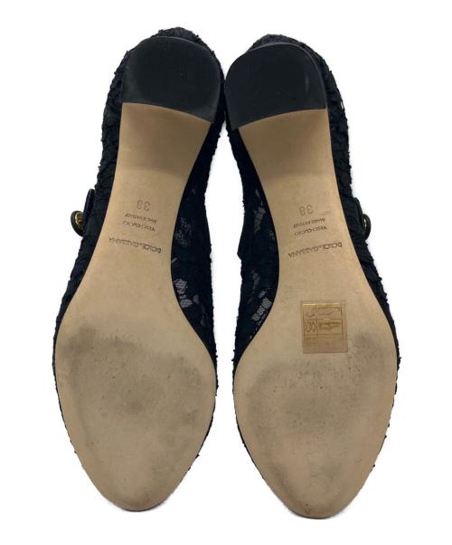 DOLCE & GABBANA（ドルチェ＆ガッバーナ）DOLCE & GABBANA (ドルチェ＆ガッバーナ) ハイヒールパンプス ブラック サイズ:SIZE38の古着・服飾アイテム