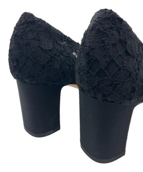 DOLCE & GABBANA（ドルチェ＆ガッバーナ）DOLCE & GABBANA (ドルチェ＆ガッバーナ) ハイヒールパンプス ブラック サイズ:SIZE38の古着・服飾アイテム