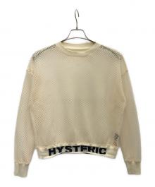 Hysteric Glamour（ヒステリックグラマー）の古着「HYSTERICジャカード メッシュ プルオーバー」｜アイボリー