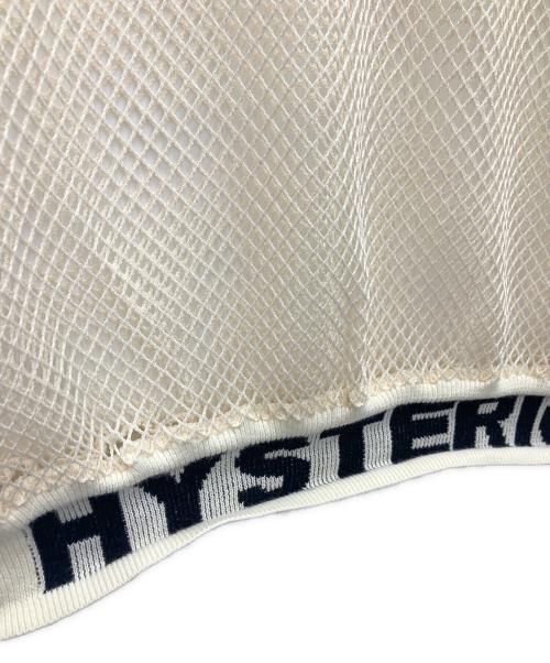 Hysteric Glamour（ヒステリックグラマー）Hysteric Glamour (ヒステリックグラマー) HYSTERICジャカード メッシュ プルオーバー アイボリー サイズ:SIZEFREEの古着・服飾アイテム