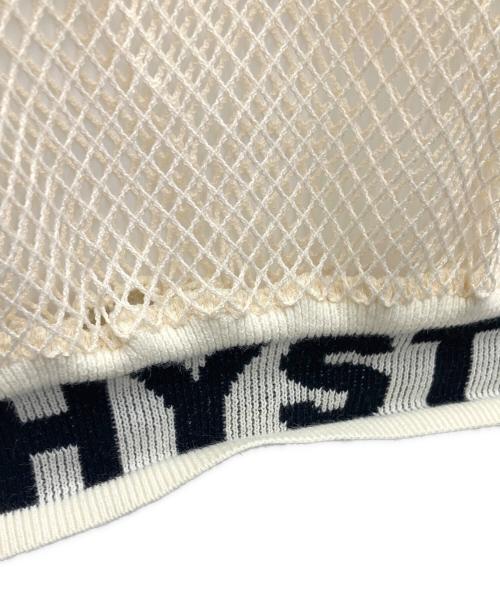 Hysteric Glamour（ヒステリックグラマー）Hysteric Glamour (ヒステリックグラマー) HYSTERICジャカード メッシュ プルオーバー アイボリー サイズ:SIZEFREEの古着・服飾アイテム