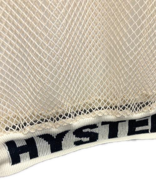 Hysteric Glamour（ヒステリックグラマー）Hysteric Glamour (ヒステリックグラマー) HYSTERICジャカード メッシュ プルオーバー アイボリー サイズ:SIZEFREEの古着・服飾アイテム