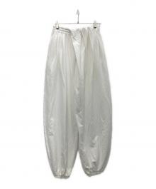 MAISON SPECIAL（メゾンスペシャル）の古着「Asymmetrical Balloon Pants」｜ホワイト