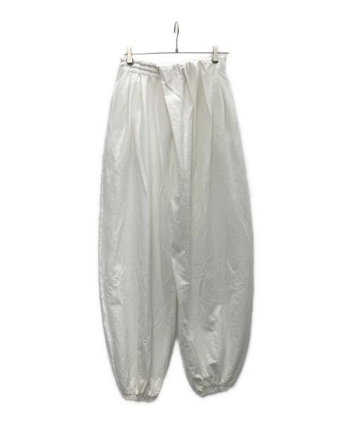MAISON SPECIAL（メゾンスペシャル）MAISON SPECIAL (メゾンスペシャル) Asymmetrical Balloon Pants ホワイト サイズ:SIZE38の古着・服飾アイテム