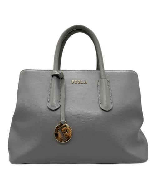 FURLA（フルラ）FURLA (フルラ) ハンドバッグ グレーの古着・服飾アイテム