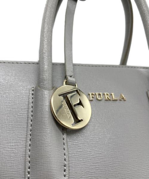 FURLA（フルラ）FURLA (フルラ) ハンドバッグ グレーの古着・服飾アイテム