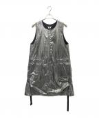 JUNYA WATANABEジュンヤワタナベ）の古着「ノースリーブワンピース」｜シルバー