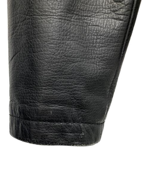 LEVI'S REDTAB（リーバイスレッドタブ）LEVI'S REDTAB (リーバイスレッドタブ) レザージャケット ブラック サイズ:Sの古着・服飾アイテム
